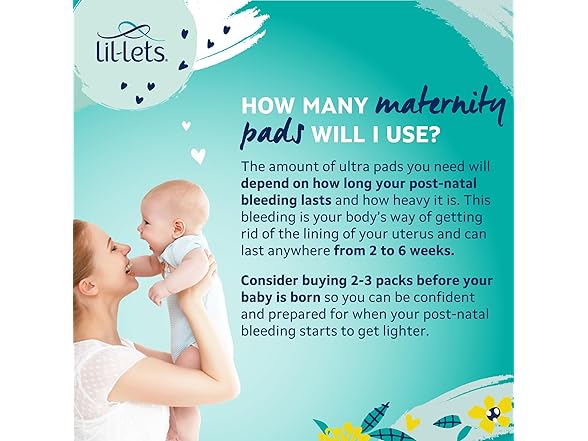 Lil-Lets Maternity Ultra Thin Pads