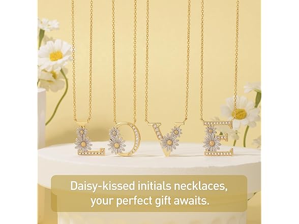 Gold Initial C Necklace