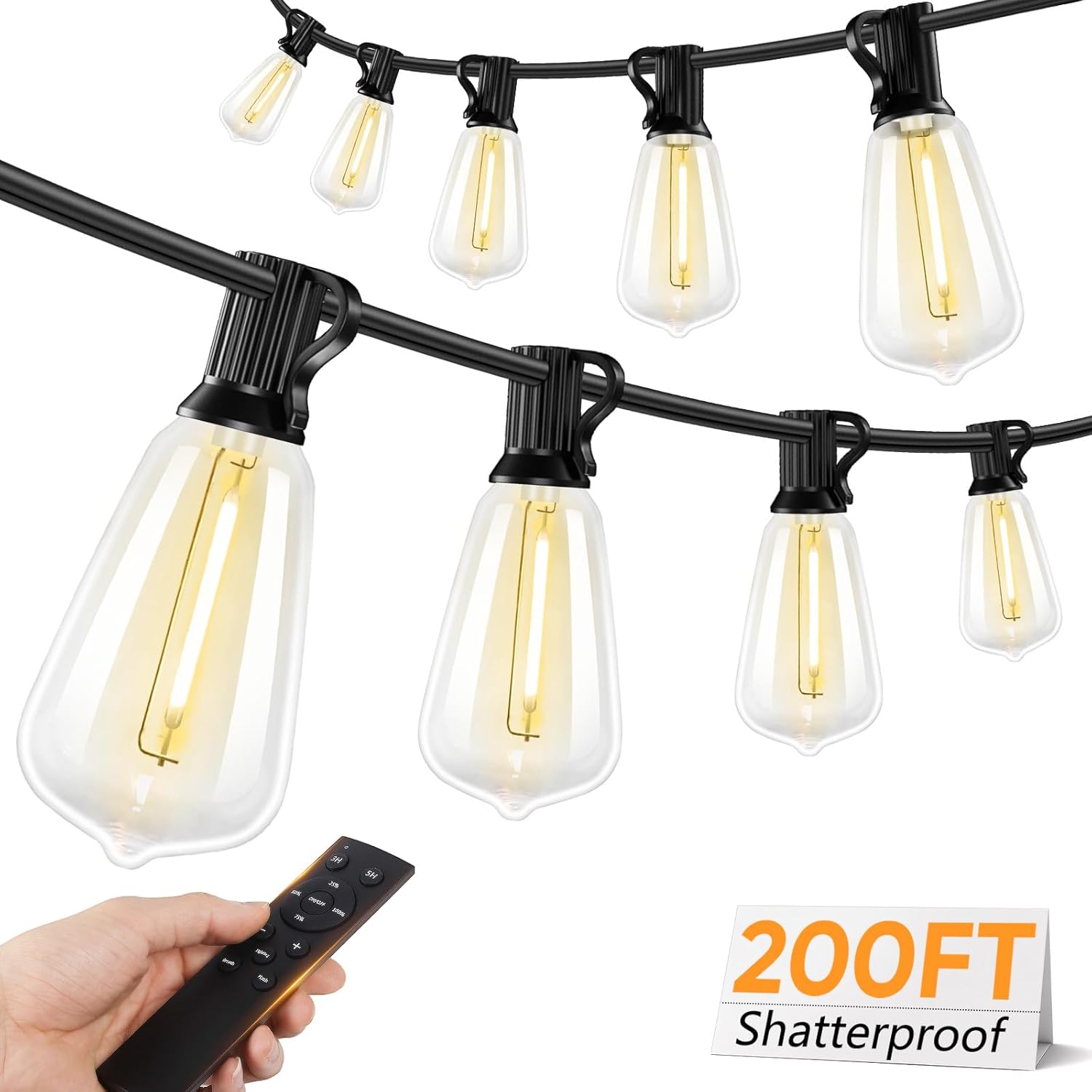 Brightever 200FT String Lights Remote - Gallery 8