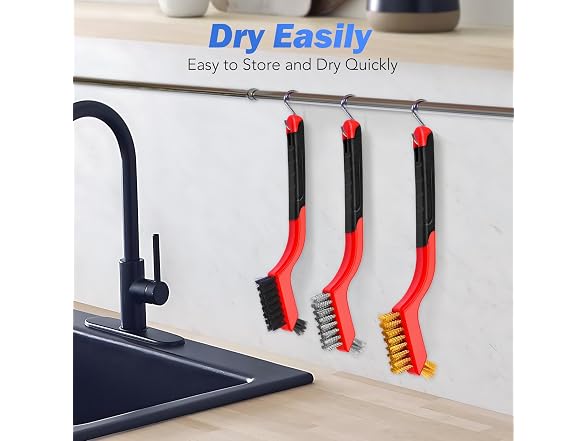 TOSEERY CON-03 Wire Brush Set