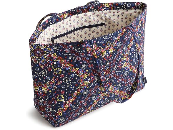 Vera Bradley Premium Cotton Hathaway Tote Bag