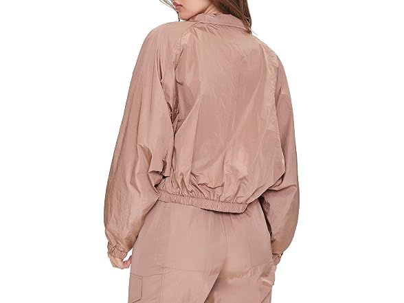Forever 21 Women's (M) Cropped Raglan-Sleeve Windb