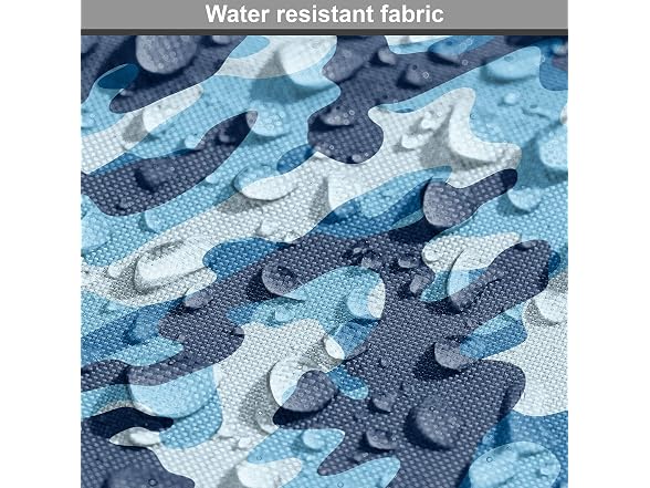 Ambesonne Camouflage Fabric by The Yard, Coconut Blue