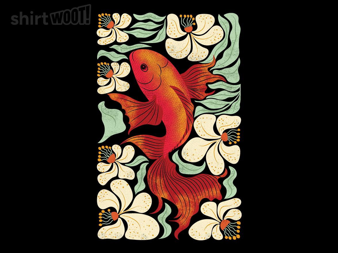 Carp Fish Among Flowers - Gallery 4