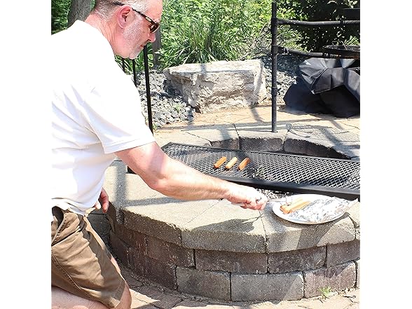 Sunnydaze Decor X-Marks Fire Pit Cooking Grate