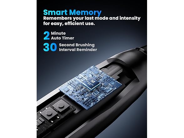 Onlyone Ultrasonic Rechargeable Toothbrush 8 Heads