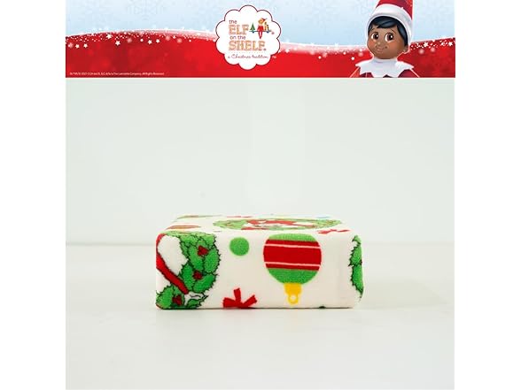 Franco Elf On The Shelf Holiday Christmas Throw