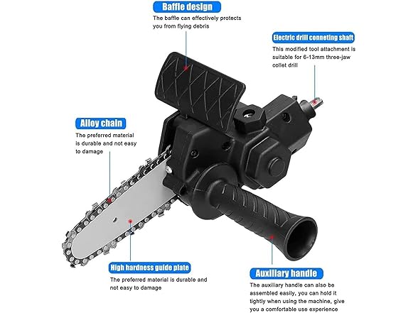 HAOYICD AAP-Tool-170 Electric Drill to Chainsaw