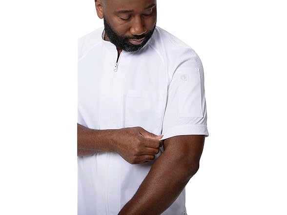 Chef Works Men's Arcadia Chef Coat (L)