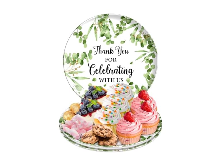 AKAIXI BC075525050470 Thank You Melamine Serving Tra