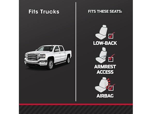 Custom Accessories 2-Piece Wetsuit Extreme Truck Seat Covers