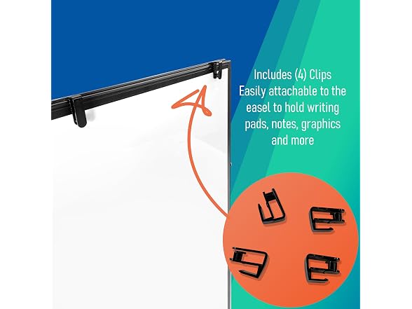24" x 36" Double-Sided Magnetic Dry Erase Easel