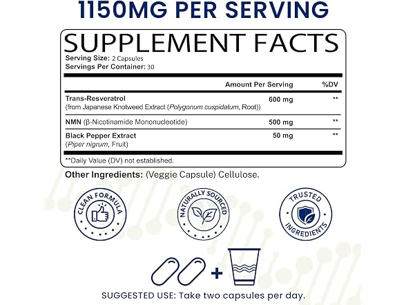 Keberdko NMN Supplement 1150mg