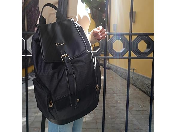 ELLE Eleganza Backpack W/ Trolley Holder