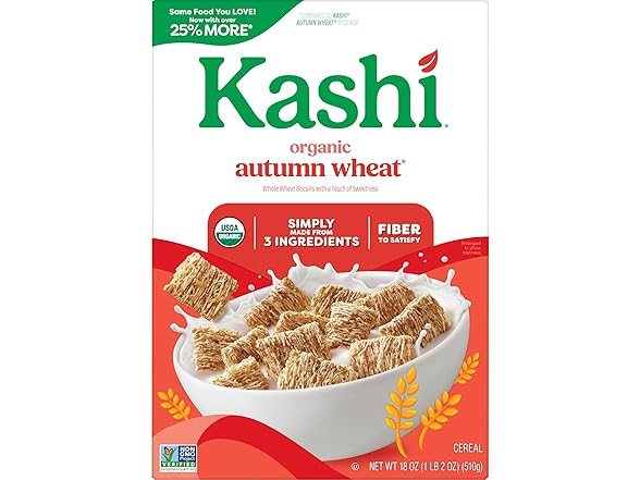 Kashi Breakfast Cereal, Organic, Whole Grain
