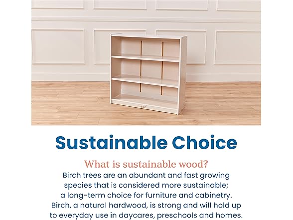 ECR4Kids Classic Bookcase, 36in, White