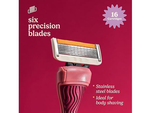 Dollar Shave Club Women Razor Refills 16 Pk