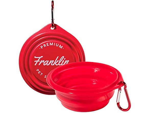 Franklin Pet Supply - Collapsible Pet Travel Bowl
