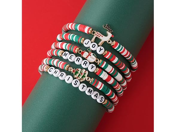 PNNY AMDA 6 Pack Christmas Bracelets