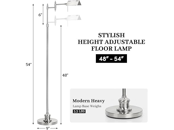 Bairth Dimmable Pharmacy Floor Lamp