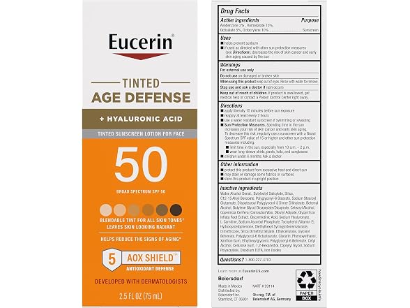 Eucerin Sun Tinted Age Defense Face Sunscreen