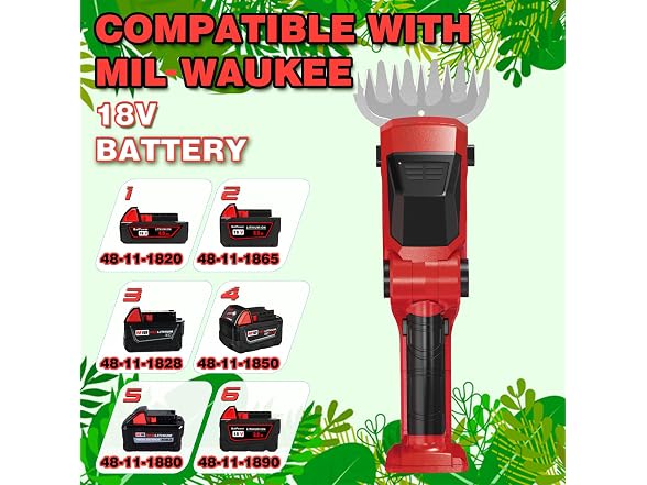 DEVTBLUN Cordless Hedge Trimmer