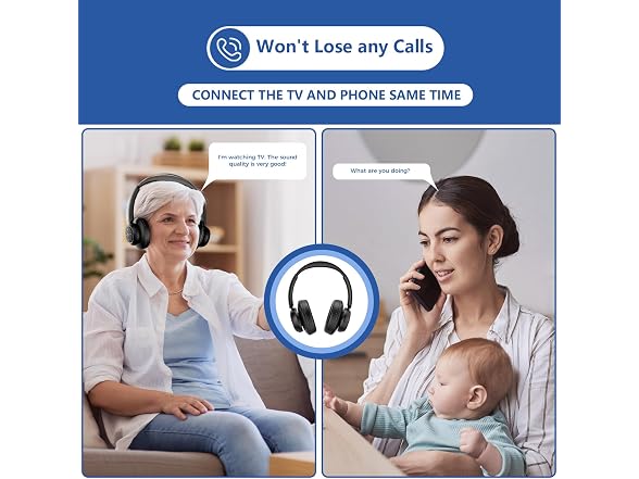 Wireless TV Headphones