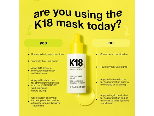K18 Molecular Repair Hair Oil