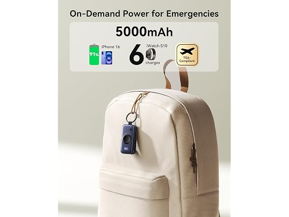 INIU 20W SnapGo 5000mAh Mini MagSafe Power Bank