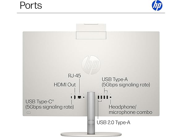 HP 24-cr0013w All-in-One Desktop PC