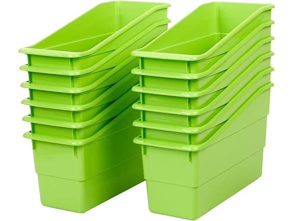 Durable Book and Binder Holders - 12 Pack
