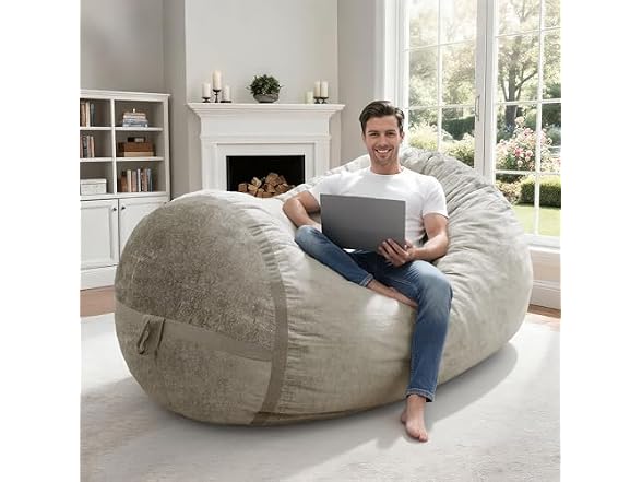 Bean Bag Chair with Memory Foam Fill