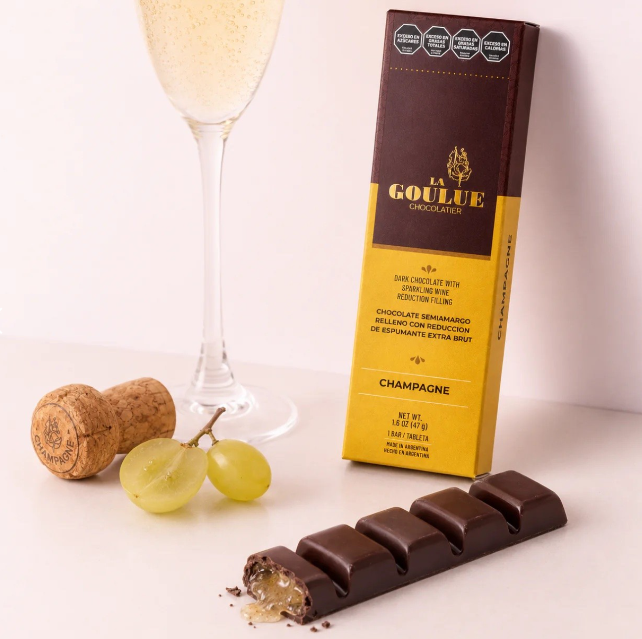 (8pk) Wine-filled Gourmet Chocolate Bars by La Goulue - Gallery 9