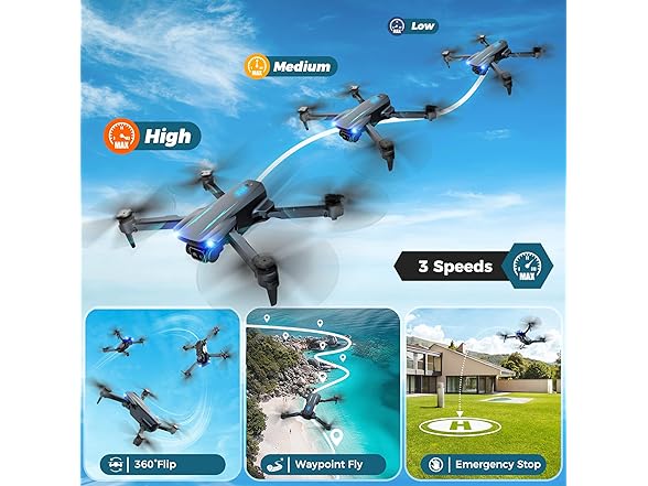 Drone with 1080P FPV Camera