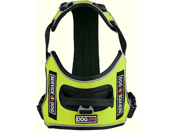 Dogline Quest No-Pull Dog Harness with 3 Rub