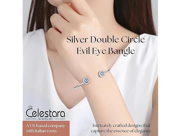 Celestara Blue Evil Eye Bracelet