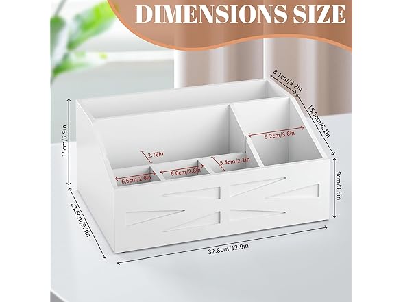 BELO VALE Large Desktop Mail Organizer