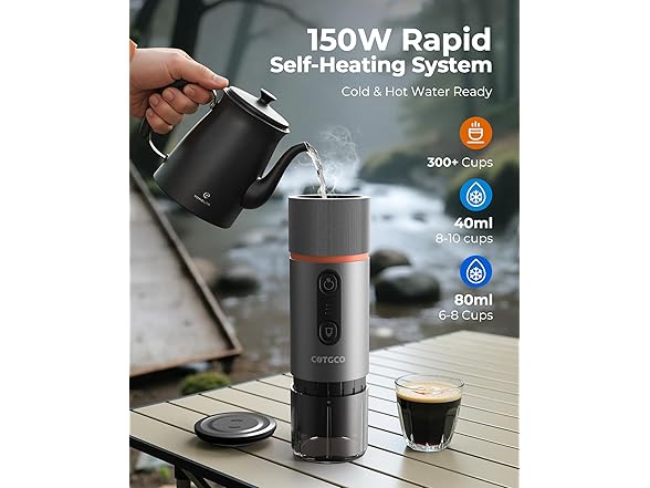 COTGCO Portable Espresso Coffee Maker