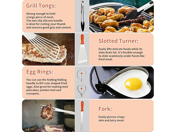 Griddle Accessories Kit, 26PCS