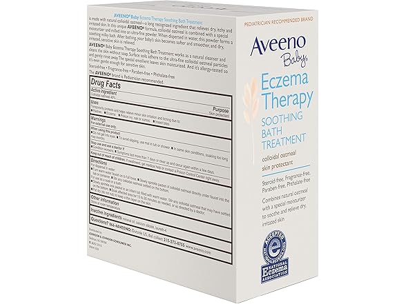 Aveeno Soothing Baby Bath Treatment, Single Use