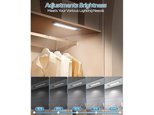 (2 Pack) HIBOITEC Under Cabinet Lighting
