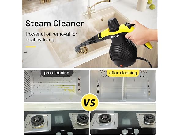 AKPIAN Handheld Steam Cleaner, Steamer fo