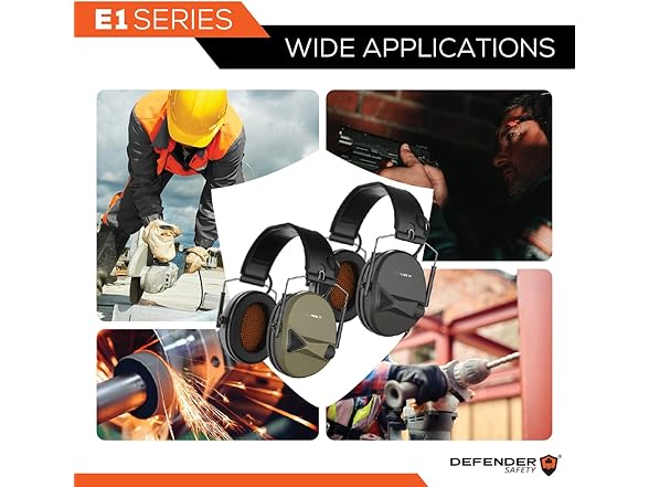 Decitech DCT-E1-01 E1 Active Hearing Protection