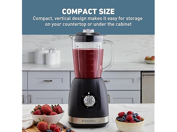 West Bend Blender with 48-Ounce Blending Jar