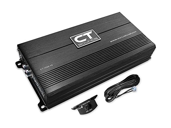 JL Audio JD Series 1000 Watt RMS Mono Class D Amplifier With Remote Bass Control