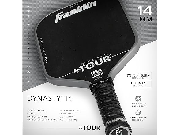 Franklin Pickleball Paddle Set Dynasty 14mm