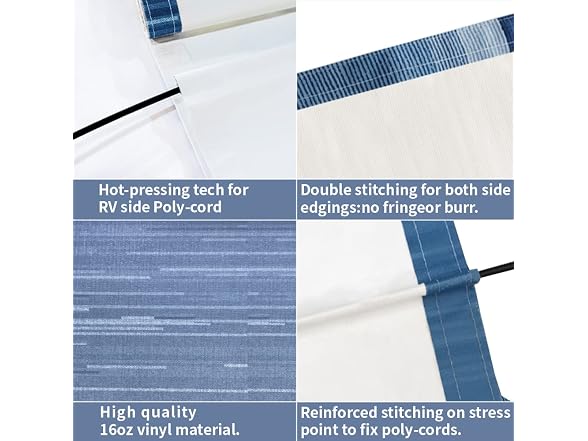 Suncode Suncode RV Awning Fabric Replacement W