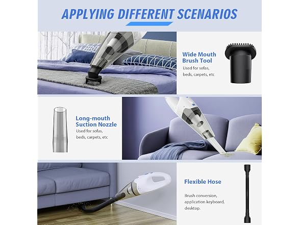 FUOAYOC Handheld Vacuum Cordless