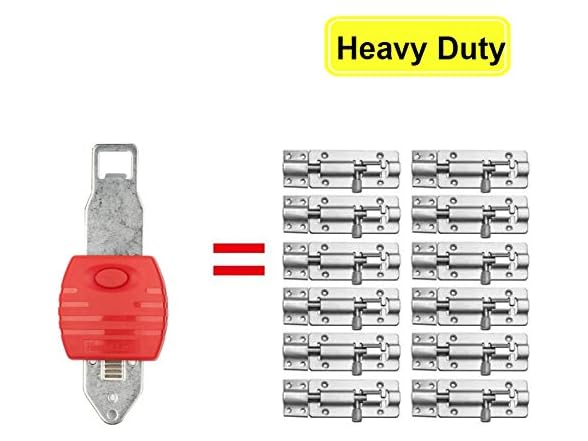 SUCOLE 2 Pack Portable Door Lock Hotel