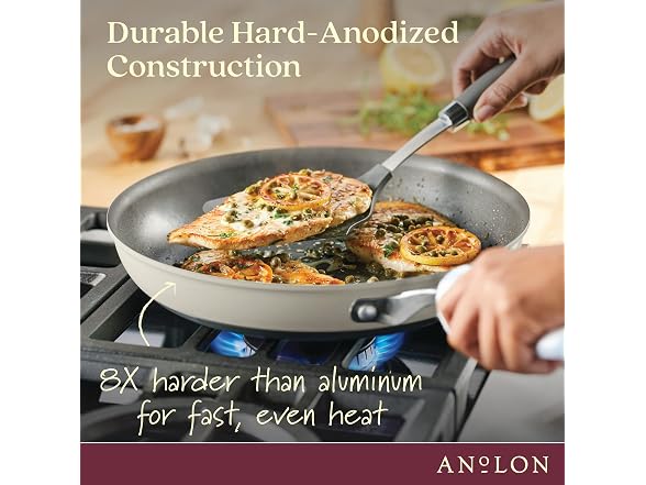 Anolon Nonstick Frying Pan/Skillet, 12 Inch